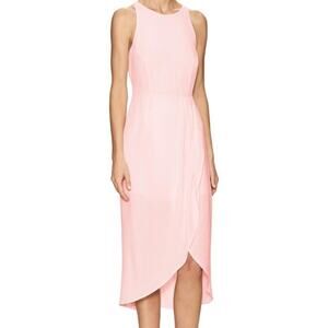 Yumi Kim Astoria Tulip Hem Midi Dress Racerback Sleeveless Light Pink Size XS